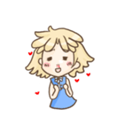 Naive girl（個別スタンプ：35）