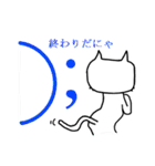 java好きのまゆげ猫（個別スタンプ：4）