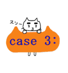 java好きのまゆげ猫（個別スタンプ：21）