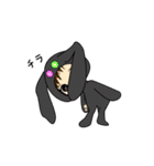 黒ウサギとその友達（個別スタンプ：8）