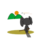 黒ウサギとその友達（個別スタンプ：40）