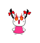 pigtails cat girl（個別スタンプ：7）