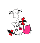 pigtails cat girl（個別スタンプ：38）