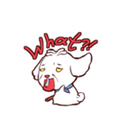 "water water" the white dog life（個別スタンプ：7）