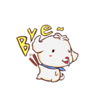 "water water" the white dog life（個別スタンプ：20）