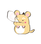 golden Roborovski hamster（個別スタンプ：3）