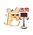 golden Roborovski hamster（個別スタンプ：9）