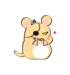 golden Roborovski hamster（個別スタンプ：16）