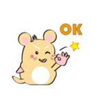 golden Roborovski hamster（個別スタンプ：20）