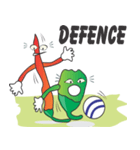 Curly and Fatty Chillies of Football（個別スタンプ：5）