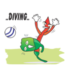 Curly and Fatty Chillies of Football（個別スタンプ：7）