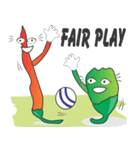 Curly and Fatty Chillies of Football（個別スタンプ：9）