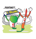 Curly and Fatty Chillies of Football（個別スタンプ：10）