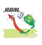 Curly and Fatty Chillies of Football（個別スタンプ：15）
