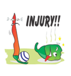Curly and Fatty Chillies of Football（個別スタンプ：17）