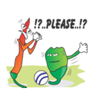 Curly and Fatty Chillies of Football（個別スタンプ：25）