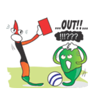 Curly and Fatty Chillies of Football（個別スタンプ：26）