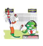 Curly and Fatty Chillies of Football（個別スタンプ：27）