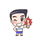 Memee let's play badminton.（個別スタンプ：12）