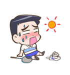 Memee let's play badminton.（個別スタンプ：24）