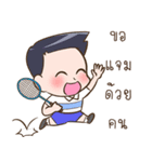 Memee let's play badminton.（個別スタンプ：26）