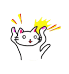 白猫のハク 3（個別スタンプ：6）