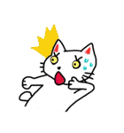 白猫のハク 3（個別スタンプ：7）