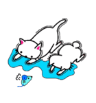 白猫のハク 3（個別スタンプ：12）