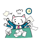 白猫のハク 3（個別スタンプ：13）
