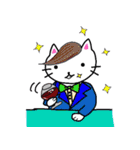 白猫のハク 3（個別スタンプ：14）