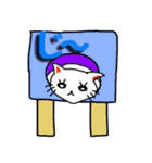 白猫のハク 3（個別スタンプ：34）