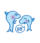 Happy Dolphin（個別スタンプ：8）