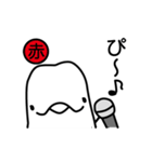秋から冬のシロイルカさん（個別スタンプ：40）