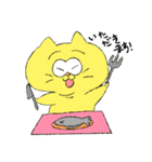 デベソねこたぬき（個別スタンプ：24）