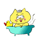 デベソねこたぬき（個別スタンプ：28）