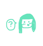 みどりのらくがき（個別スタンプ：9）