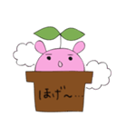 鉢植えうさぎのstamp（個別スタンプ：12）