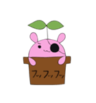 鉢植えうさぎのstamp（個別スタンプ：19）