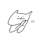 しろいねこの日々（個別スタンプ：1）
