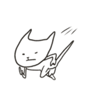しろいねこの日々（個別スタンプ：4）