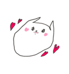 しろいねこの日々（個別スタンプ：5）