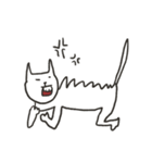 しろいねこの日々（個別スタンプ：10）