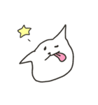 しろいねこの日々（個別スタンプ：14）