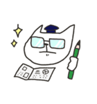 しろいねこの日々（個別スタンプ：35）