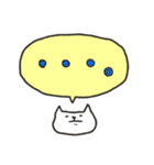 しろいねこの日々（個別スタンプ：40）