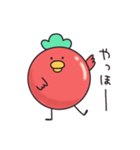 無表情なトマとりさん（個別スタンプ：1）