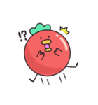 無表情なトマとりさん（個別スタンプ：10）