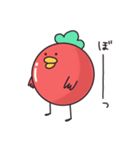 無表情なトマとりさん（個別スタンプ：23）