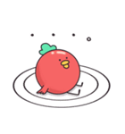 無表情なトマとりさん（個別スタンプ：33）