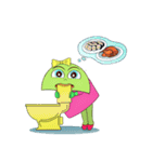 Egg head Family（個別スタンプ：4）
